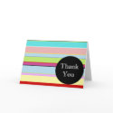 Stripe Thank You Card