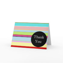 Stripe Thank You Card