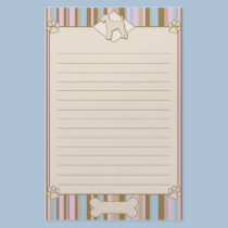 Striped Airedale Terrier Stationery