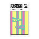 Striped Baby Shower Card Postage