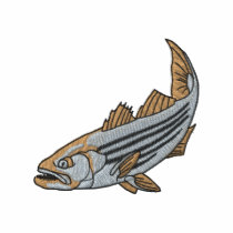 Striped Bass embroidered shirts by ZazzleEmbroidery Striped Bass embroidered shirts