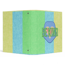 Striped Be Kind 1" Binder