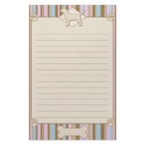 Striped Beagle Stationery