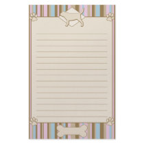 Striped Bloodhound Stationery