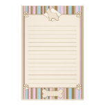 Striped Briard Stationery