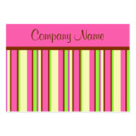 Striped Business Card