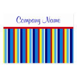 Striped Business Card