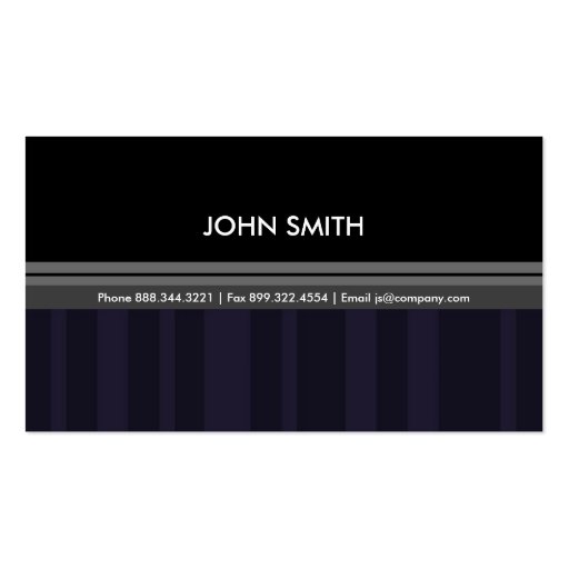 Striped Business Card