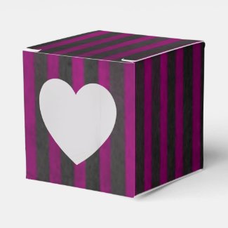 Striped Candy Favor Box