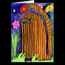 Striped Cat • Bianca Saad, Age 8  - card cards