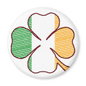 STRIPED CLOVER MAGNET