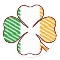 STRIPED CLOVER STICKER