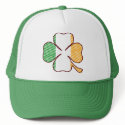 STRIPED CLOVER TRUCER HAT by HarvardYard STRIPED CLOVER TRUCER HAT