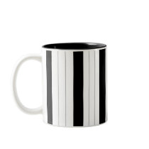 Striped coffee mug