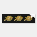 Striped cowfish bumper sticker