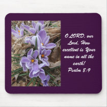 Striped Crocus mousepads