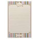 Striped Dachshund Stationery