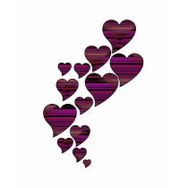 Striped Diamond 01 Hearts Shirt