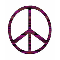 Striped Diamond 01 Peace Sign Shirt