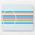 Striped Easter Egg mousepads