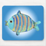 Striped Fish Mousepad mousepads