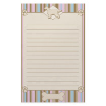 Striped Gordon Setter Stationery by MenagerieMayhem Striped Gordon Setter Stationery