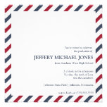 Striped Graduation Announcement Template