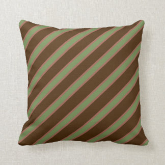 Pink Green And Brown Pillows - Decorative & Throw Pillows Zazzle