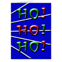 striped ho ho ho Blue cards