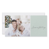 Striped Holiday Photo Card