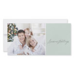 Striped Holiday Photo Card