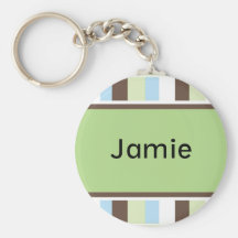 Striped keychain