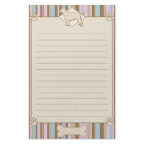 Striped Labrador Retriever Stationery