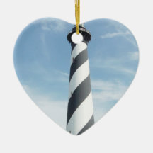 Striped Lighthouse Ornament