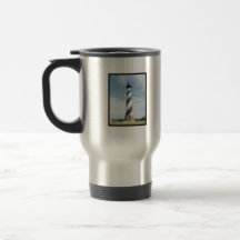 Striped Lighthouse Travel Mug