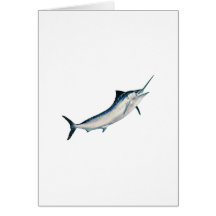 Striped Marlin Greeting Card