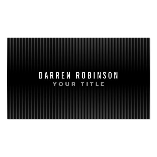 Striped modern generic simple masculine personal business card templates