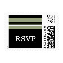 Striped Monogrammed Collection postage