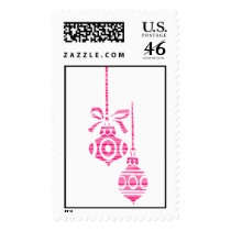 Striped Ornaments - Postage Stamp
