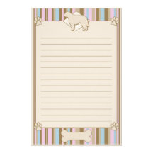 Striped Otterhound Stationery