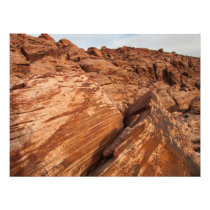 Striped Red Rocks Photographic Print