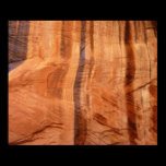 Striped Rock of Double Arch Alcove Poster