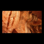 Striped Rock of Double Arch Alcove Poster