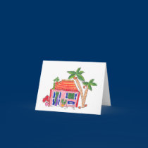 Striped Roof House Cards cards