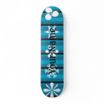 striped snow skate decks