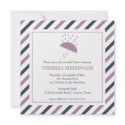 Striped Umbrella Bridal Shower Invitation invitation