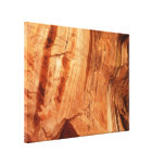 Striped Zion Rock Canvas Print