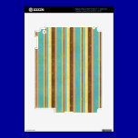 STRIPES07 RETRO STRIPES LIGHT YELLOW BLUE TAN ORAN skins
