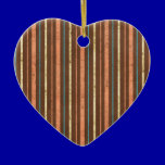 STRIPES10 RETRO STRIPES LIGHT YELLOW BLUE TAN ORAN ornaments