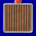 STRIPES10 RETRO STRIPES LIGHT YELLOW BLUE TAN ORAN ornaments